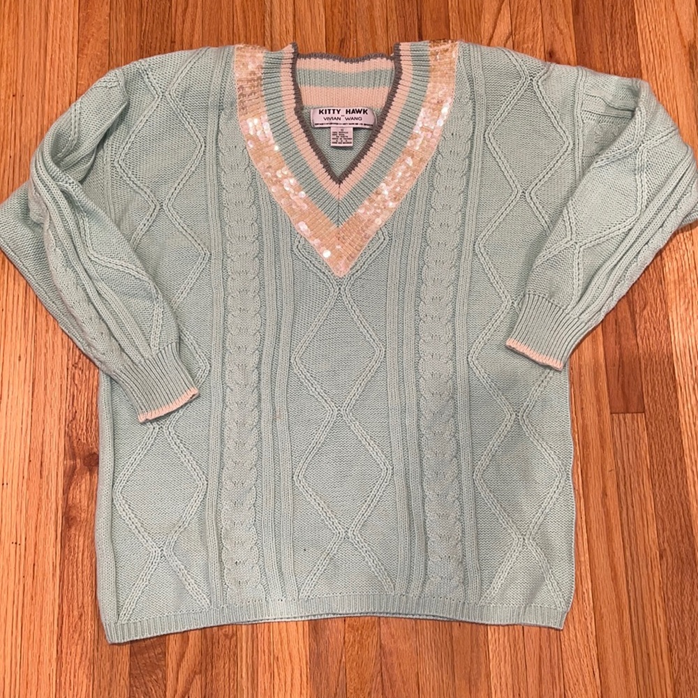 KITTY HAWK v neck sweater